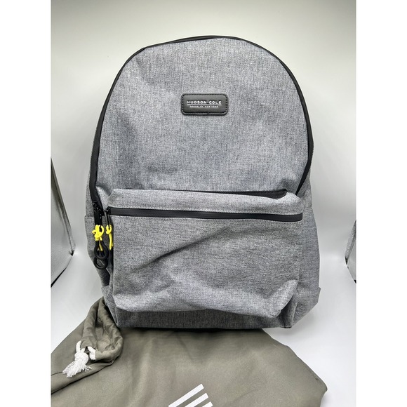 Hudson Cole Gray Grey Backpack Brooklyn NY Brand New w/Tags